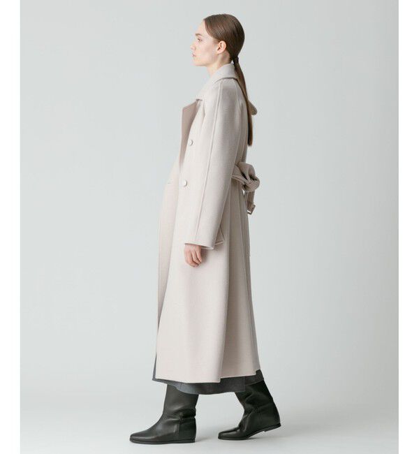 allureville「スプリットラグランロングコート」|ダッフルコート|