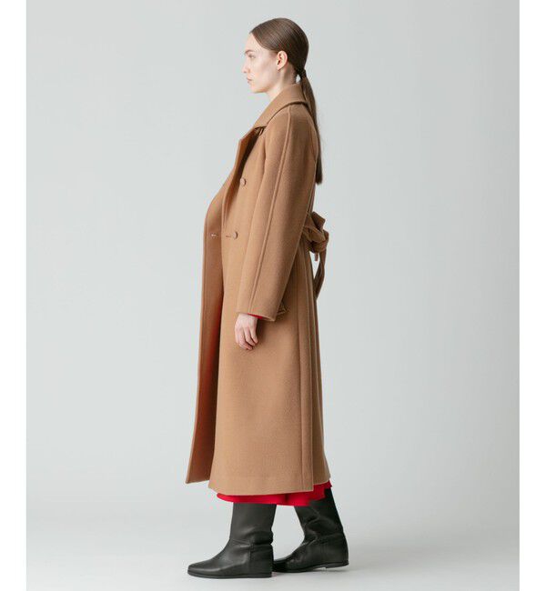 allureville「スプリットラグランロングコート」|ダッフルコート|