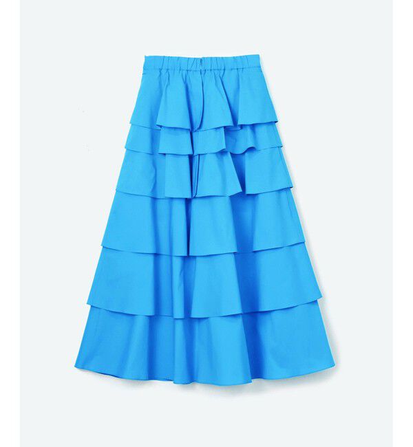 LOULOU WILLOUGHBY「《ドラマ着用》【LOULOU WILLOUGHBY】タフタミルフィーユスカート」|スカート|