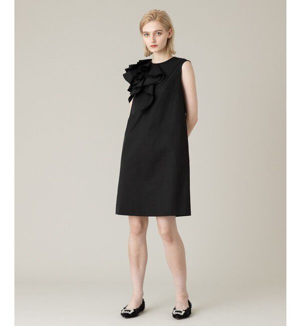 LOULOU WILLOUGHBY「【LOULOU WILLOUGHBY】アシメフリルワンピース」|ワンピース|