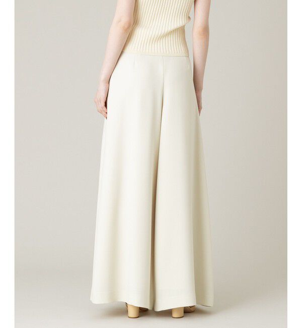 LOULOU WILLOUGHBY「【LOULOU WILLOUGHBY】ジョーゼットタックワイドパンツ」|その他|