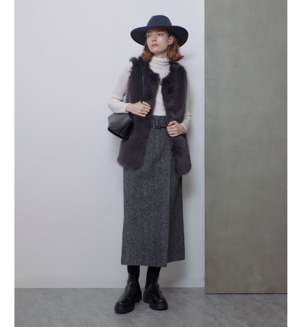 allureville「フェイクフォックスジレ」|その他|