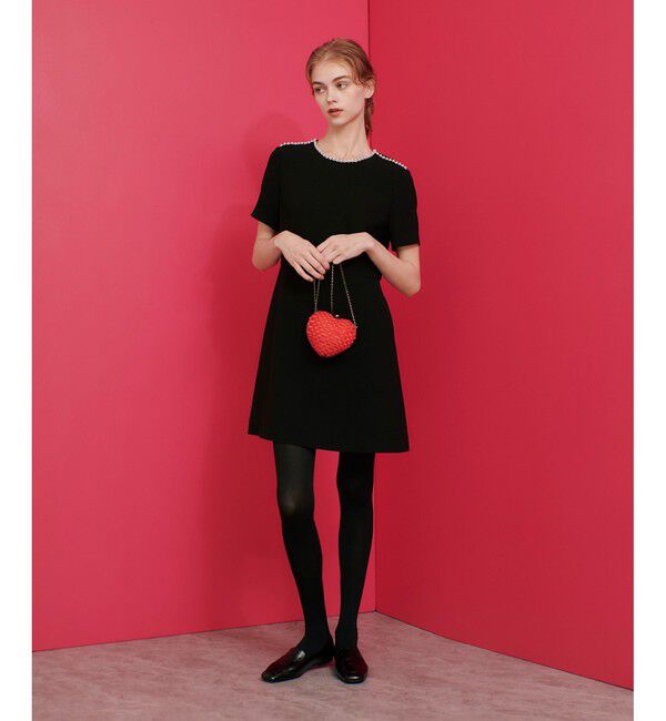 LOULOU WILLOUGHBY「【LOULOU WILLOUGHBY】ビジューミニワンピース」|ワンピース|