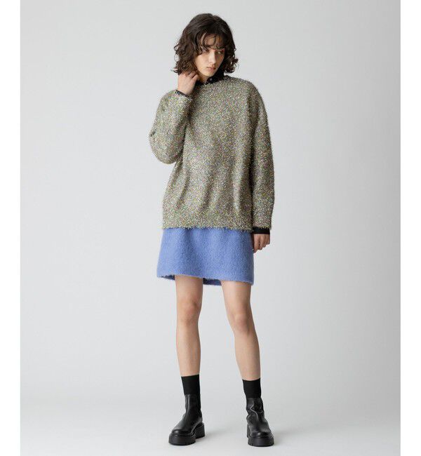 allureville「マルチラメシャギープルオーバー」|ニット・セーター|