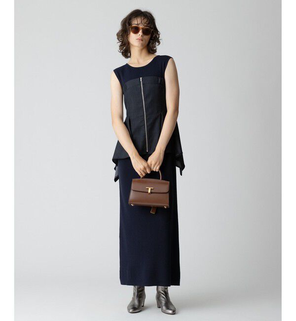 allureville「ハイツイストウール総針ストレートワンピース」|ワンピース|