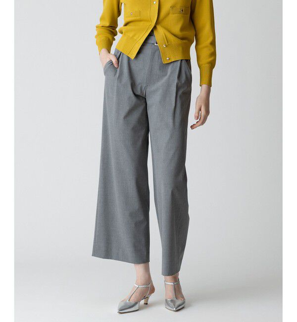 allureville「ストレッチヨークレスパンツ」|チノ|