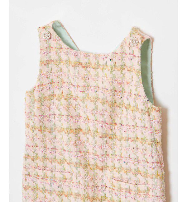 LOULOU WILLOUGHBY「【LOULOU WILLOUGHBY】LINTONツイードジャンパーワンピース」|ワンピース|