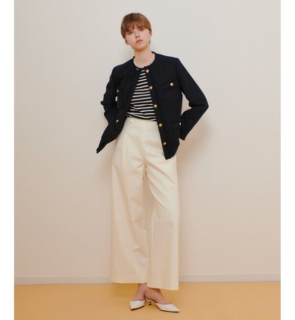 allureville「ワイドボーダープルオーバー」|Tシャツ・カットソー|