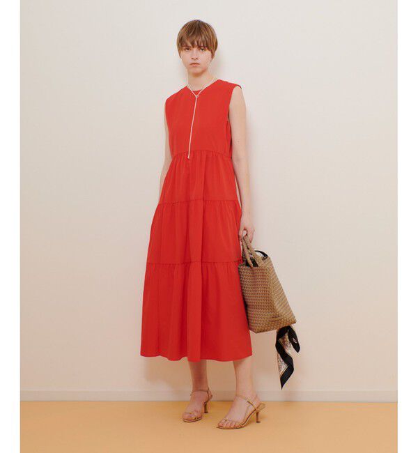 allureville「タイプライターティアードワンピース」|ワンピース|