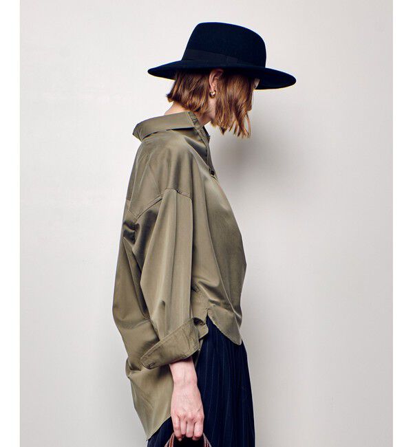 allureville「フィブリルカシュクールシャツ」|シャツ・ブラウス|