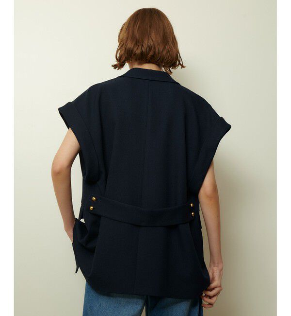 allureville「ウールライクポリツイルジレジャケット」|テーラードジャケット|