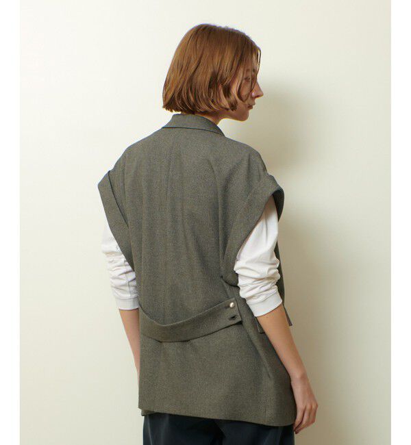 allureville「ウールライクポリツイルジレジャケット」|テーラードジャケット|