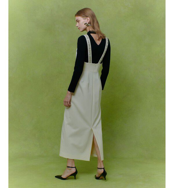 LOULOU WILLOUGHBY「【LOULOU WILLOUGHBY】ビジュージャンパースカート」|ワンピース|