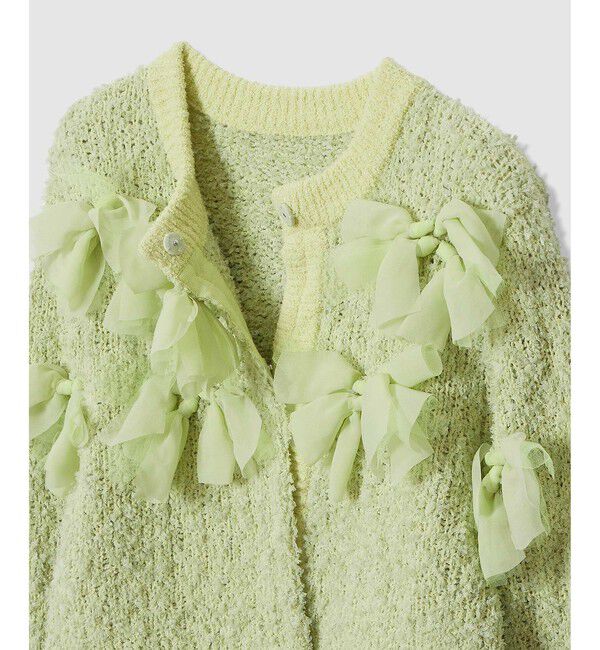 LOULOU WILLOUGHBY「【LOULOU WILLOUGHBY】ペタルパピヨンカーディガン」|カーディガン|