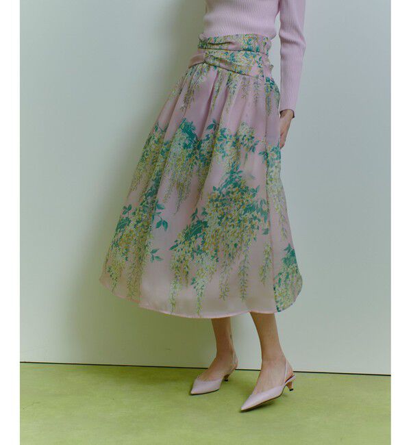 LOULOU WILLOUGHBY「【LOULOU WILLOUGHBY】RATTIオーガンフラワースカート」|スカート|