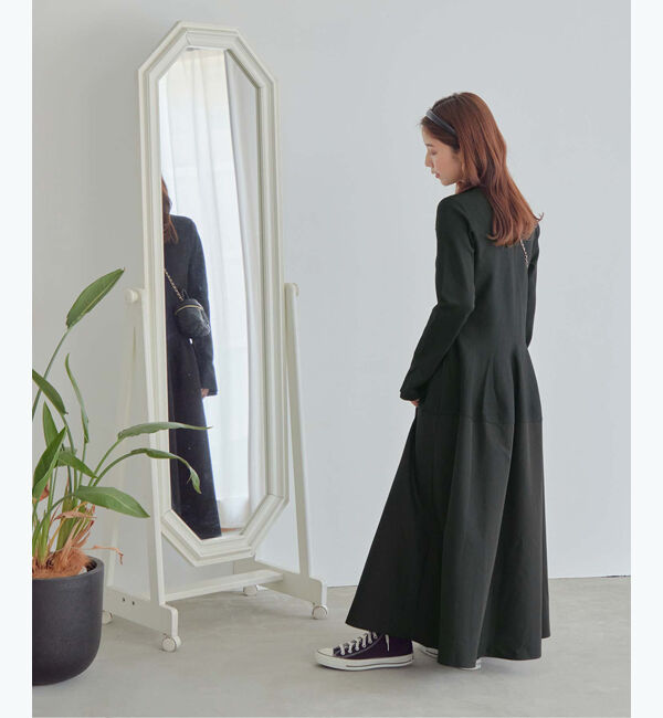 titivate「ドッキングボリュームスカートワンピース」|ワンピース|