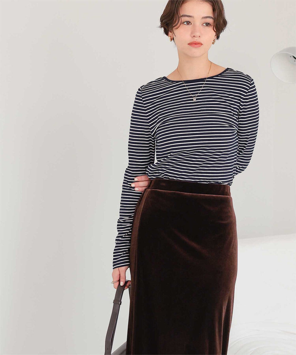 titivate「バックUネックロングスリーブカットソー」|Tシャツ・カットソー|