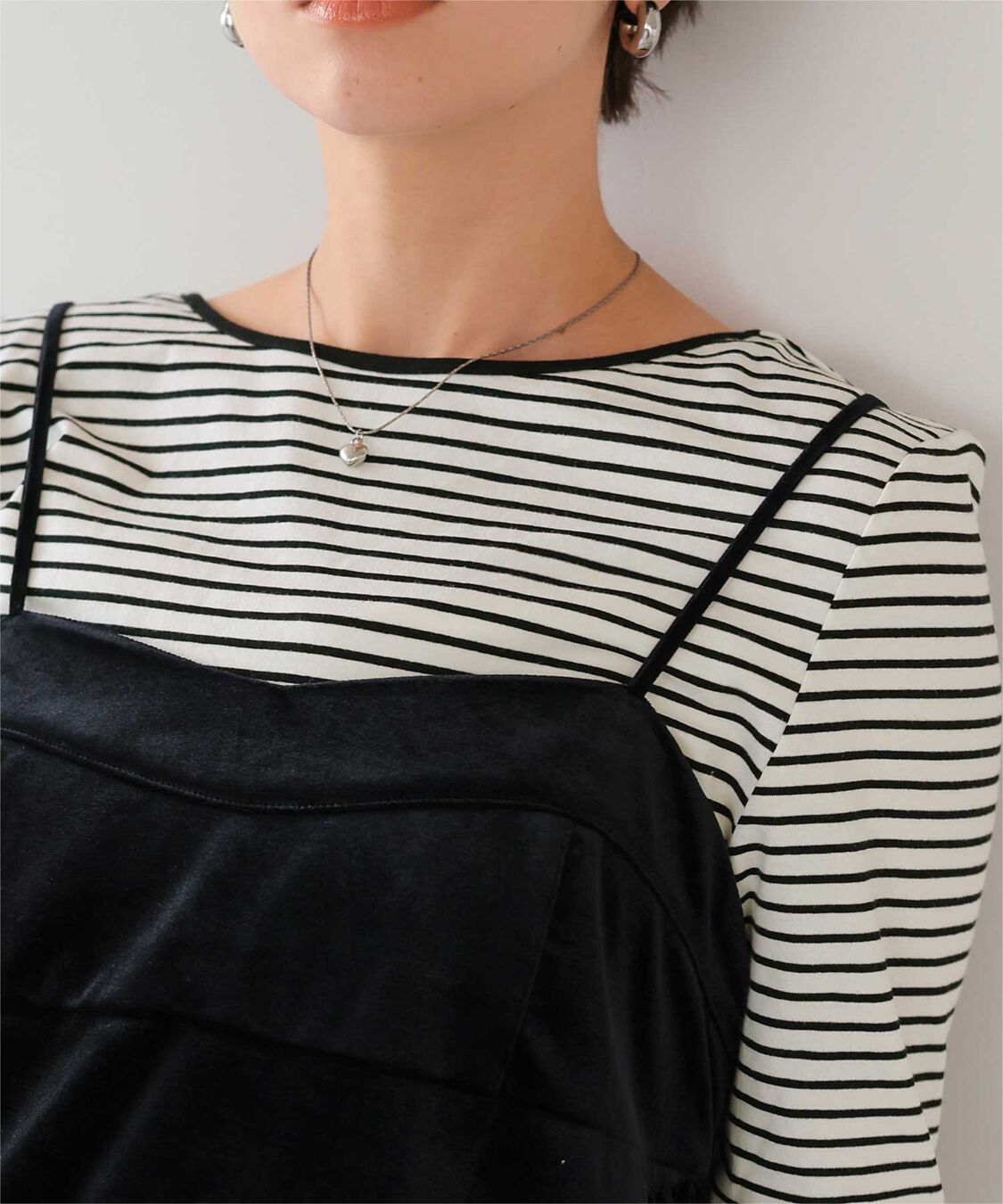 titivate「バックUネックロングスリーブカットソー」|Tシャツ・カットソー|