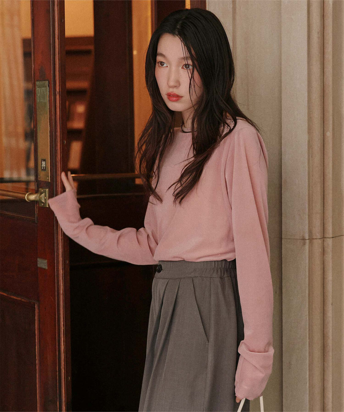 titivate「シアーベロアロングTシャツ」|Tシャツ・カットソー|