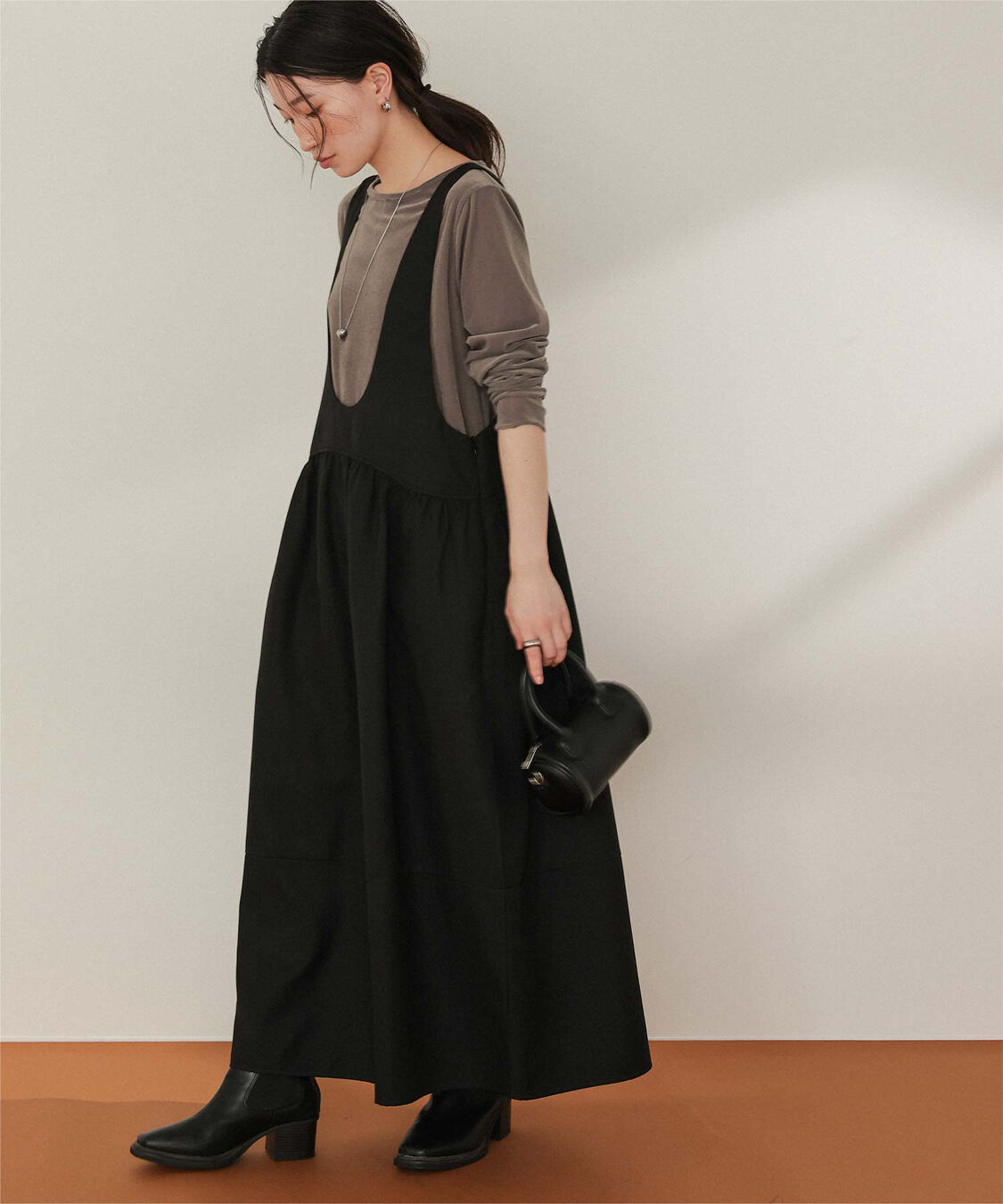 titivate「シアーベロアロングTシャツ」|Tシャツ・カットソー|