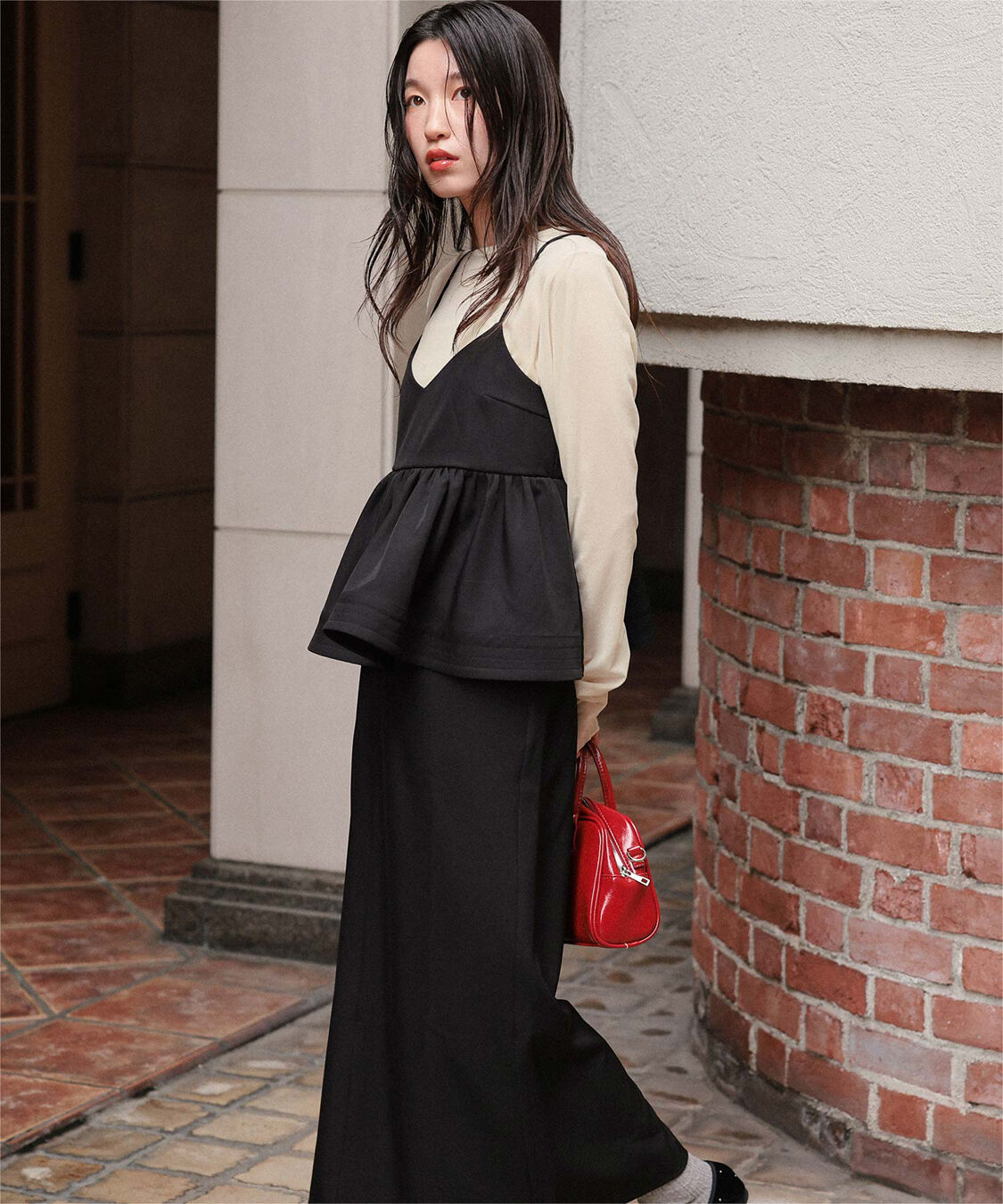 titivate「シアーベロアロングTシャツ」|Tシャツ・カットソー|