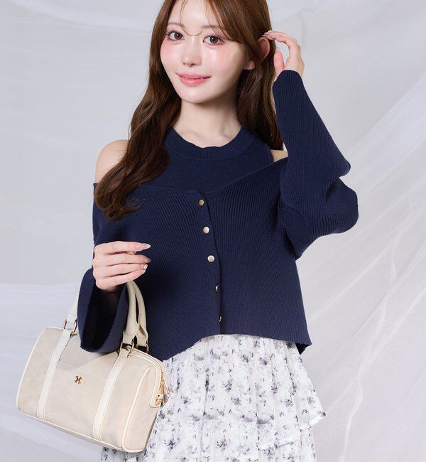  「カーデセットドッキングティアードワンピ」|ワンピース|