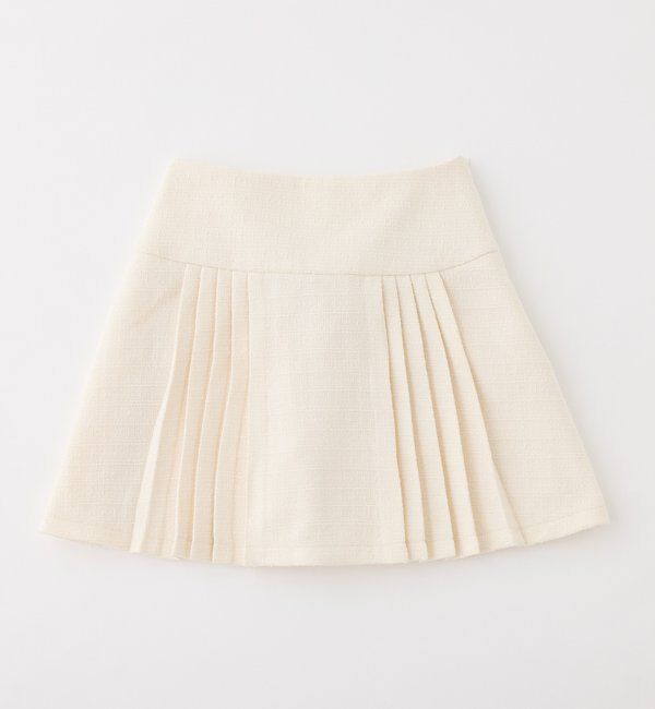  「ツイードプリーツミニスカート／サイズ展開あり」|スカート|