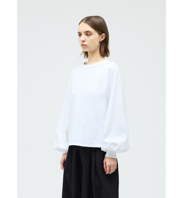 mizuiro ind「mizuiro ind パフスリーブロングT」|Tシャツ・カットソー|