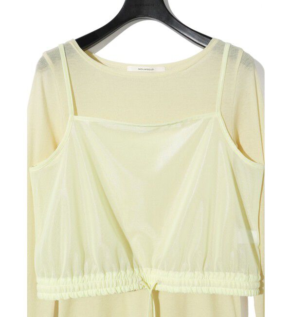 MIDIUMISOLID「MIDIUMISOLID for Ladies キャミソールトップスアンサンブル」|Tシャツ・カットソー|