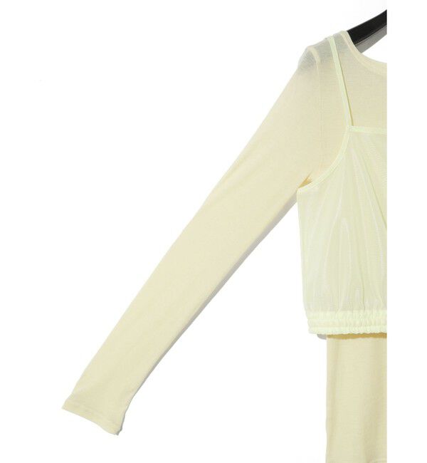 MIDIUMISOLID「MIDIUMISOLID for Ladies キャミソールトップスアンサンブル」|Tシャツ・カットソー|