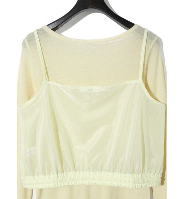 MIDIUMISOLID「MIDIUMISOLID for Ladies キャミソールトップスアンサンブル」|Tシャツ・カットソー|