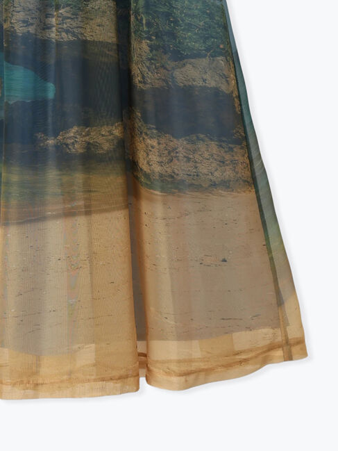 Te chichi「フォトプリントタックフレアミディスカート」|スカート|