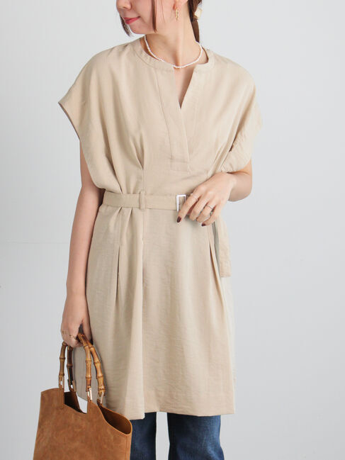 Te chichi「ミリタリーチュニックシャツ」|シャツ・ブラウス|