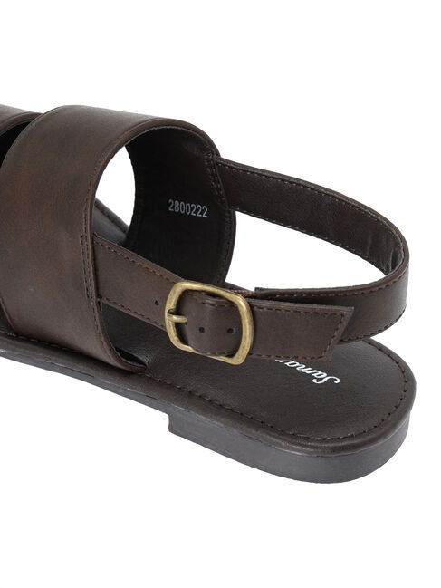 Samansa Mos2「【S/XLサイズ WEB限定】ダブルベルトサンダル」|サンダル|