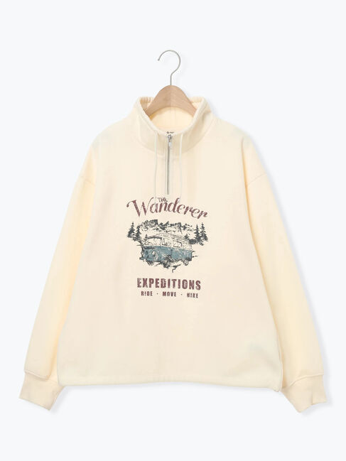 SM2「裏起毛ハーフジッププルオーバー」|Tシャツ・カットソー|