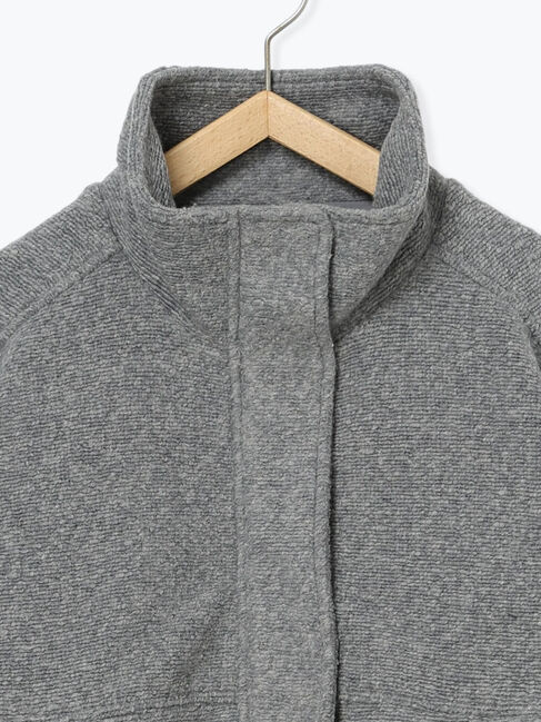 Samansa Mos2 blue「スライバーBIGブルゾン」|その他|