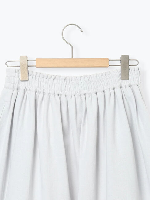 Samansa Mos2「裾モチーフ刺繍ギャザースカート」|スカート|