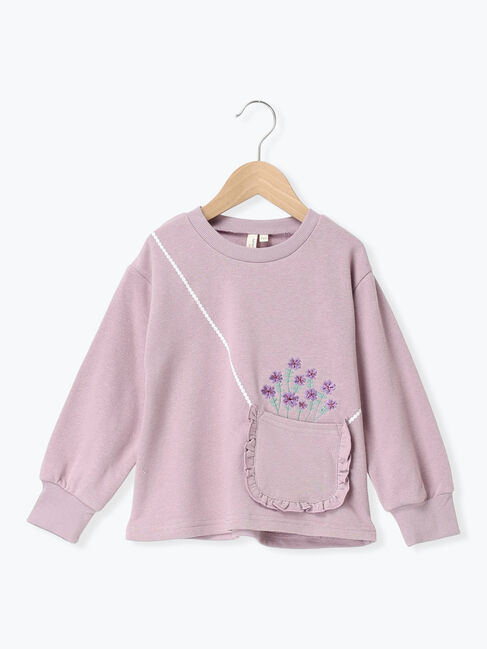 Samansa Mos2 Lagom「ポシェット付きトレーナー」|Tシャツ・カットソー|