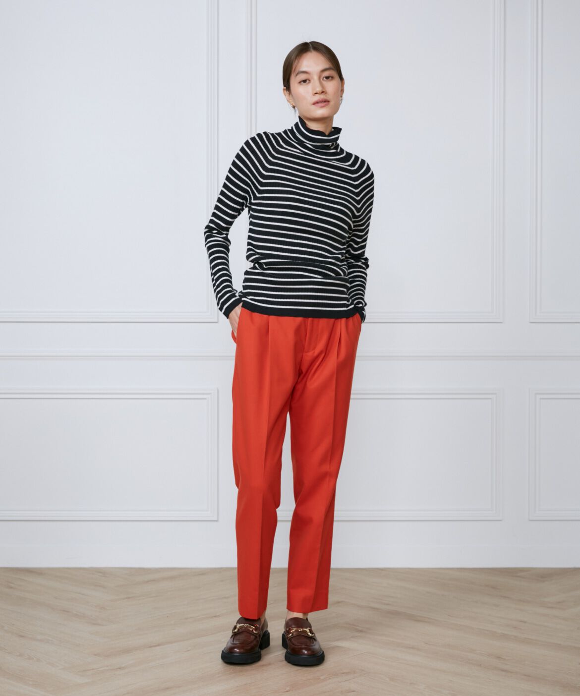 INED「ワンタックテーパードパンツ」|その他|