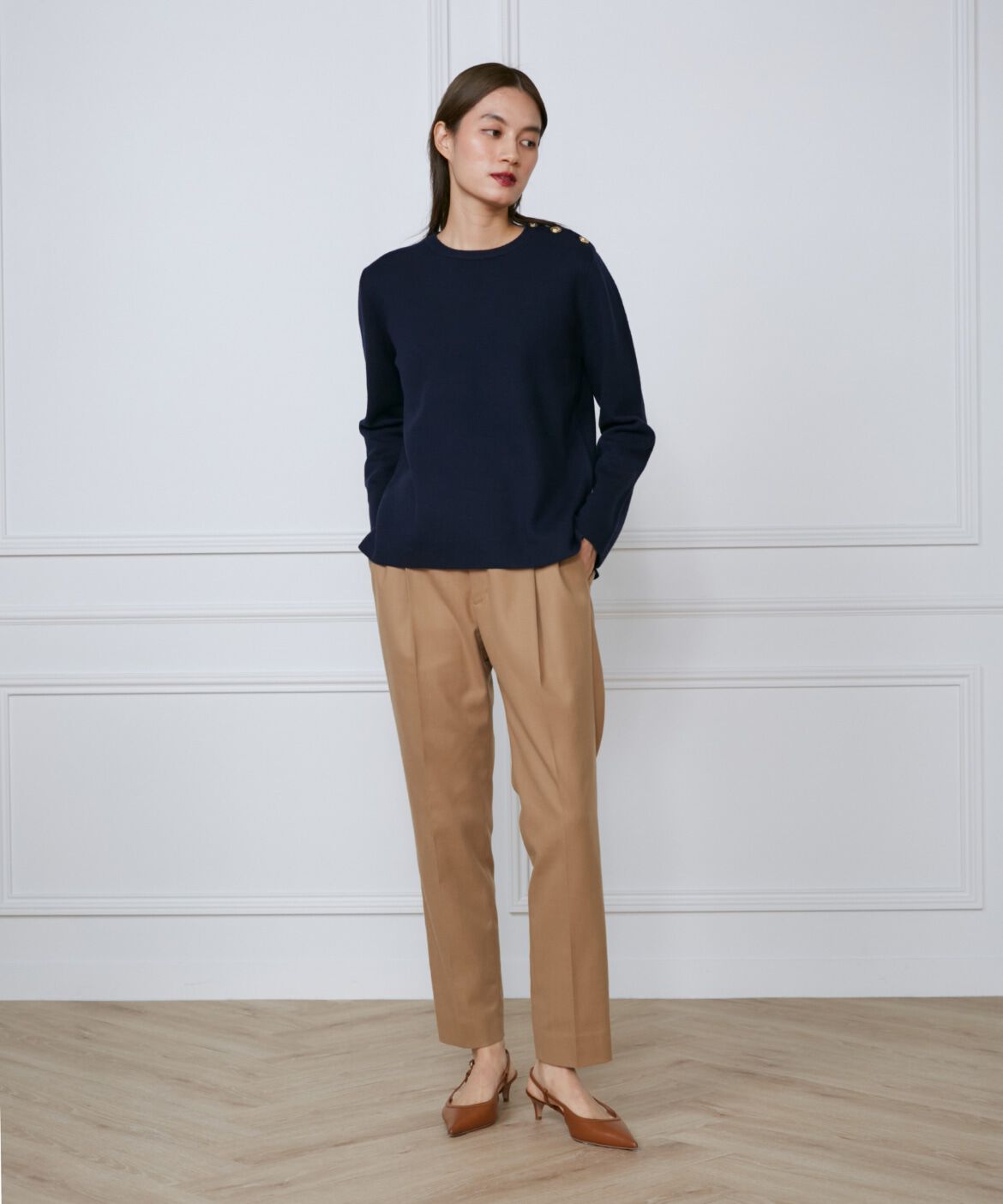 INED「ワンタックテーパードパンツ」|その他|