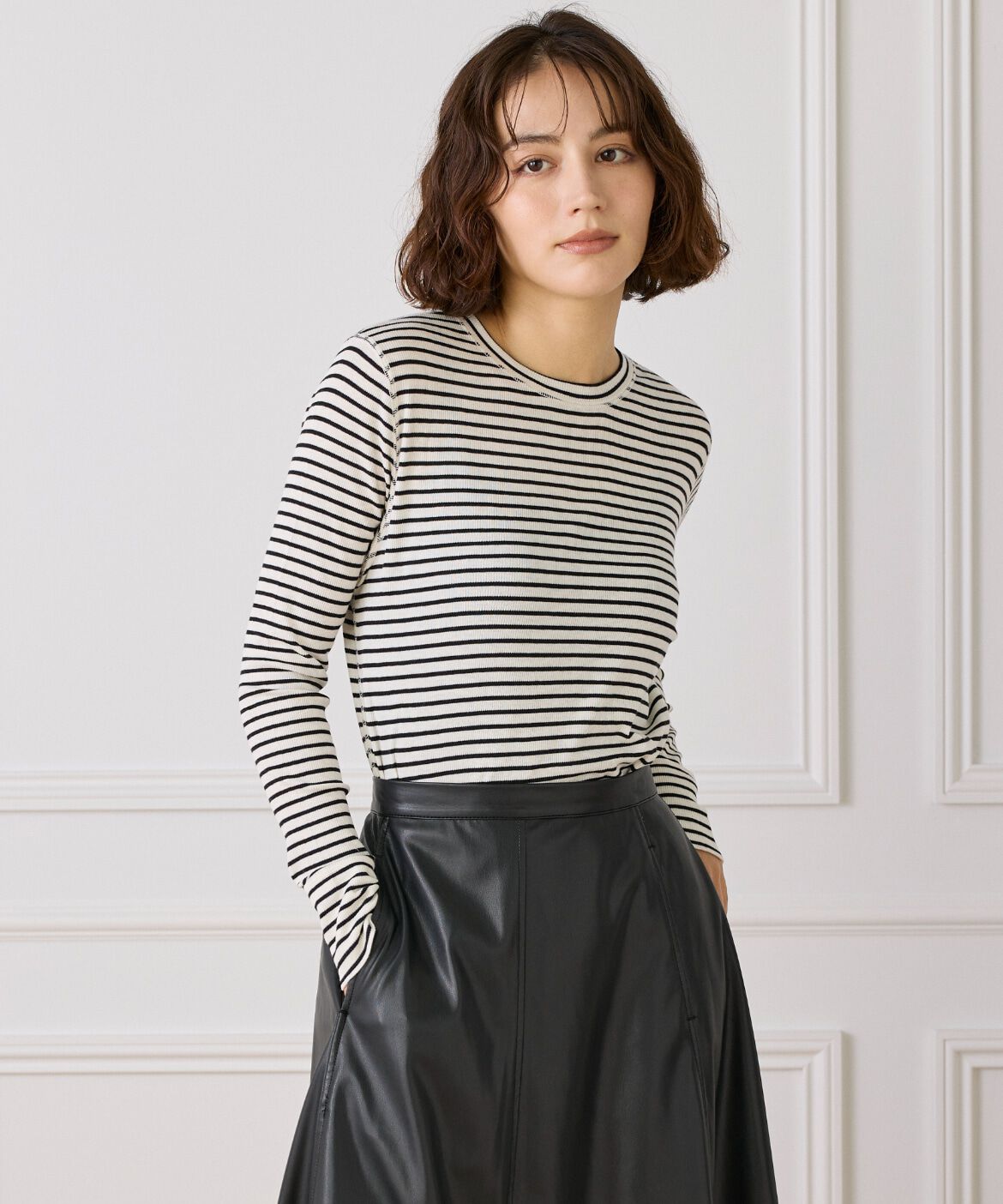 DAY by DAY it&rsquo;s international「ランダムテレコクルーネックプルオーバー」|Tシャツ・カットソー|ボーダー7