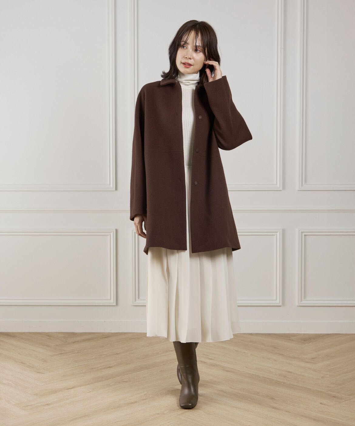 7-IDconcept.「ステンカラーコート」|ステンカラーコート|