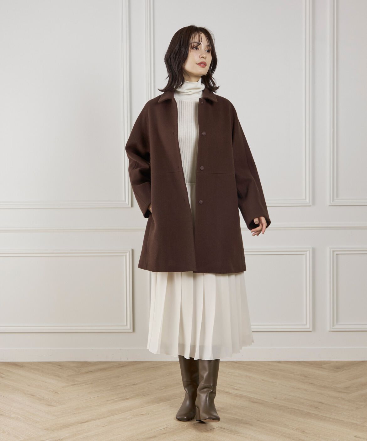 7-IDconcept.「ステンカラーコート」|ステンカラーコート|