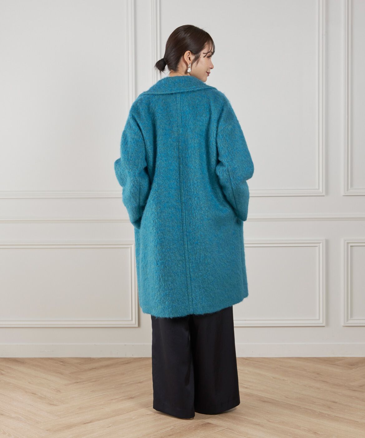 Le Souk「《大きいサイズ》シャギーチェスターコート」|その他|