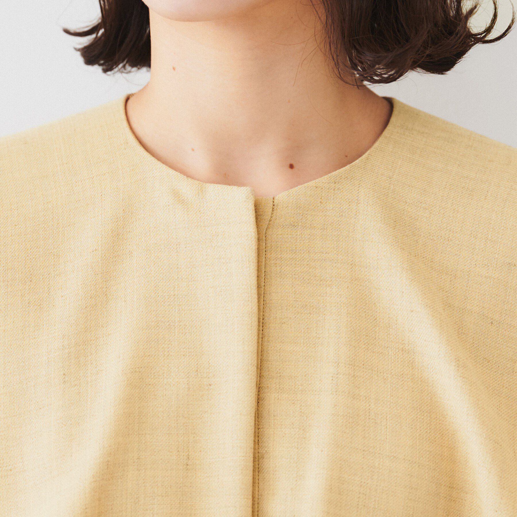 UNTITLED「【セットアップ可能】ケープカラーブラウス」|シャツ・ブラウス|