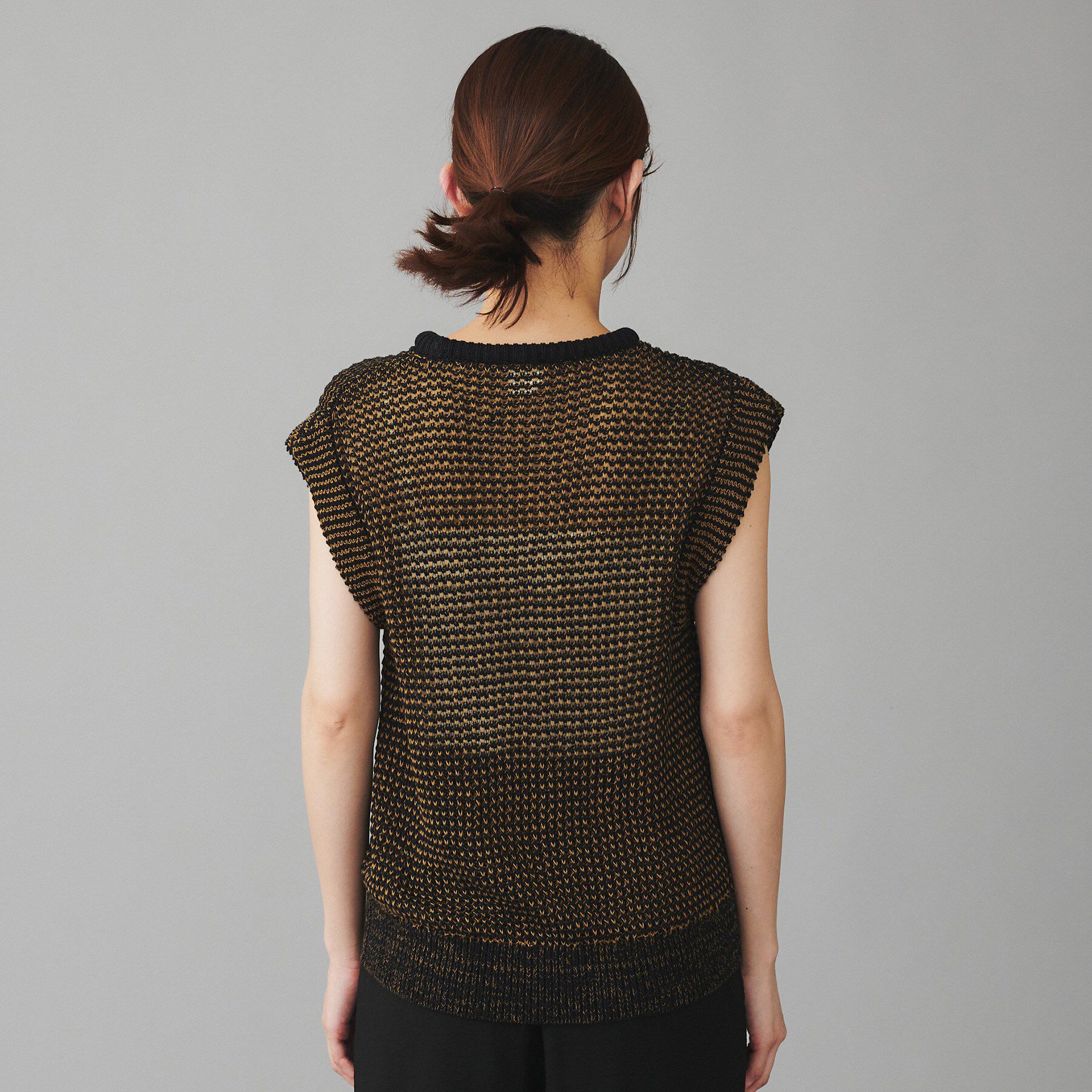 UNTITLED「【YENN】パッティング ネック ニット」|ニット・セーター|