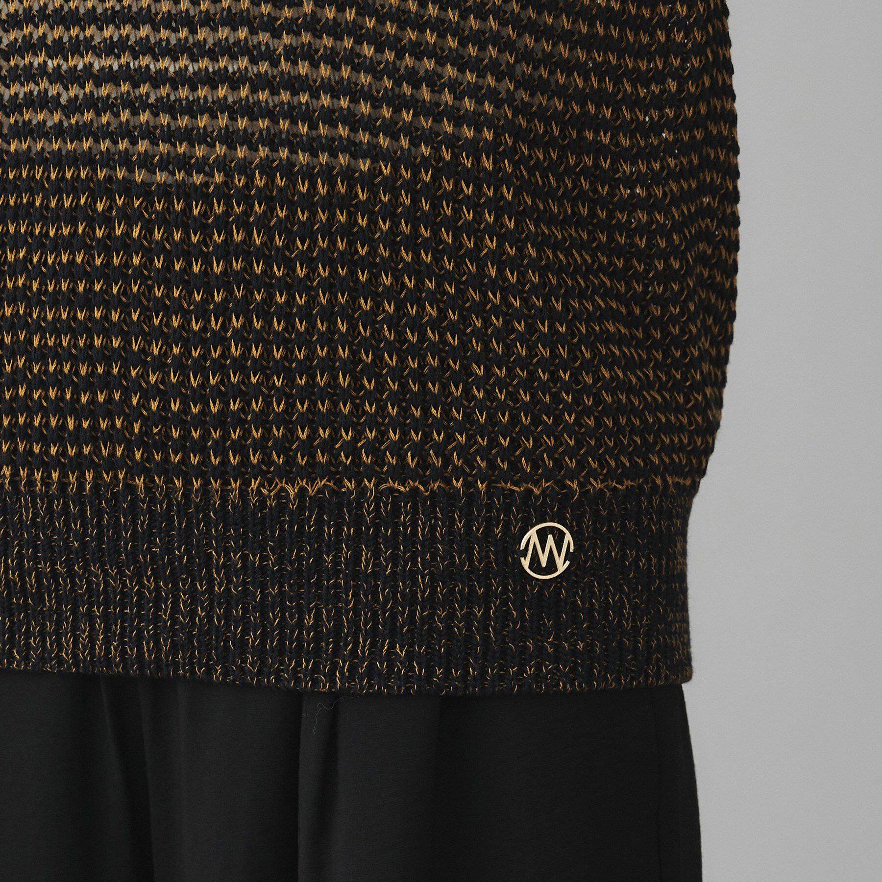 UNTITLED「【YENN】パッティング ネック ニット」|ニット・セーター|