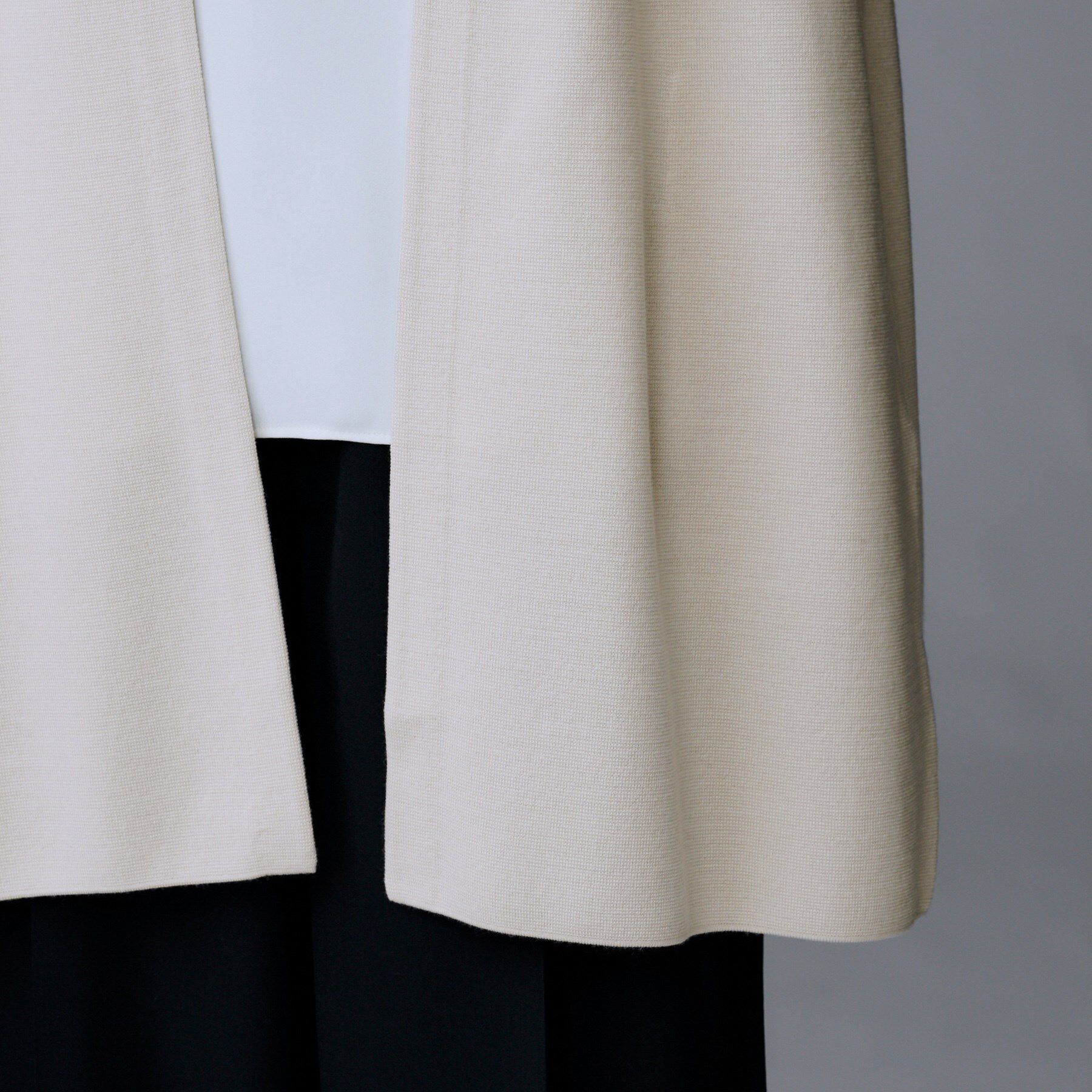 UNTITLED「【洗える/ボタンなし】ミラノリブカーディガン」|カーディガン|