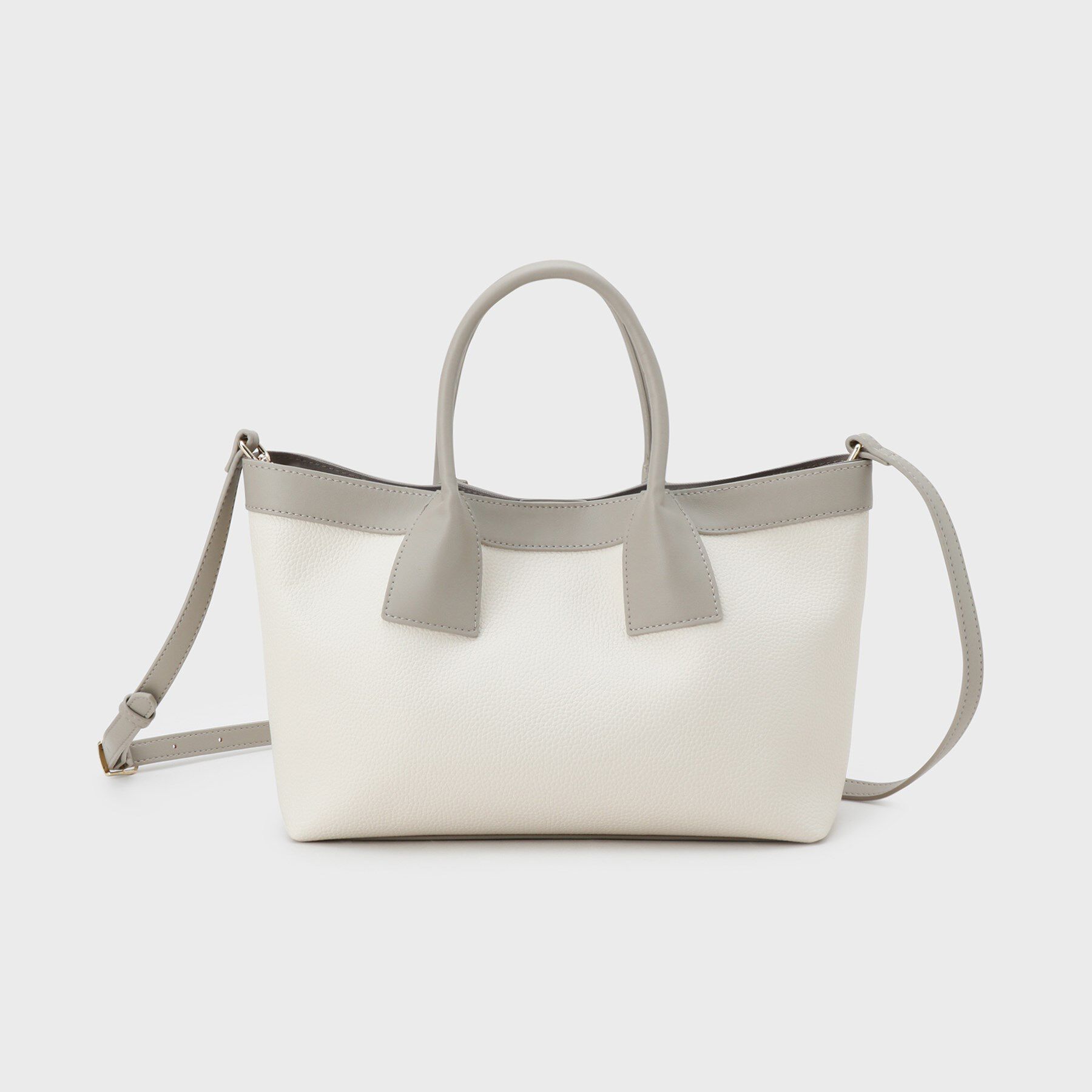 UNTITLED「バイカラートート」|トートバッグ|ホワイト(501)