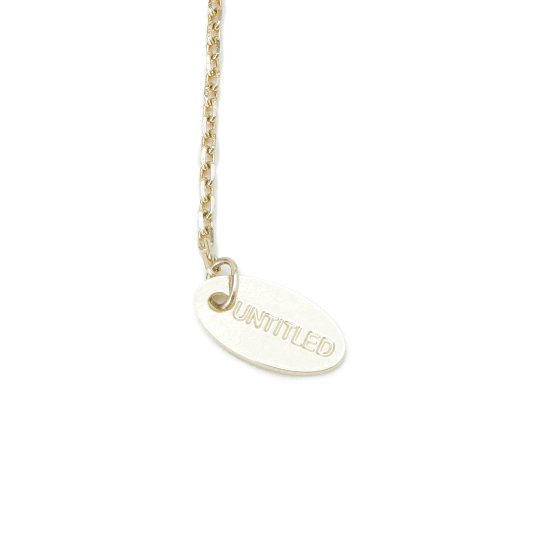 UNTITLED「【ステンレスチェーン】馬蹄チャームトップ」|ネックレス|